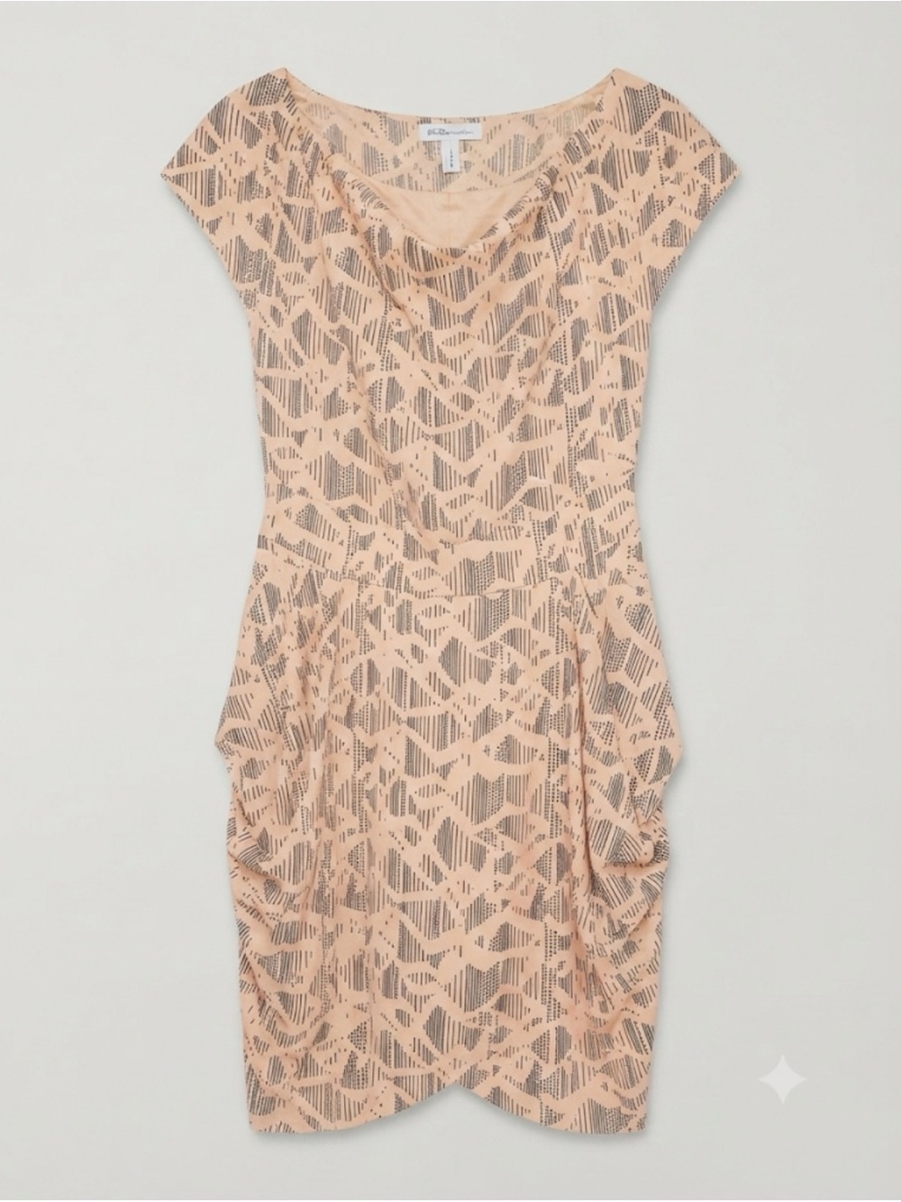BCBGeneration Geometric Pattern Tulip Skirt Dress | Size M